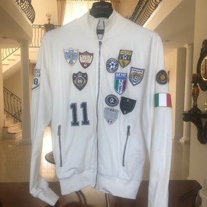 Dolce & Gabbana 100% Cotton Soccer Patch Jacket